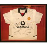 A Manchester United replica away shirt 02-03 season