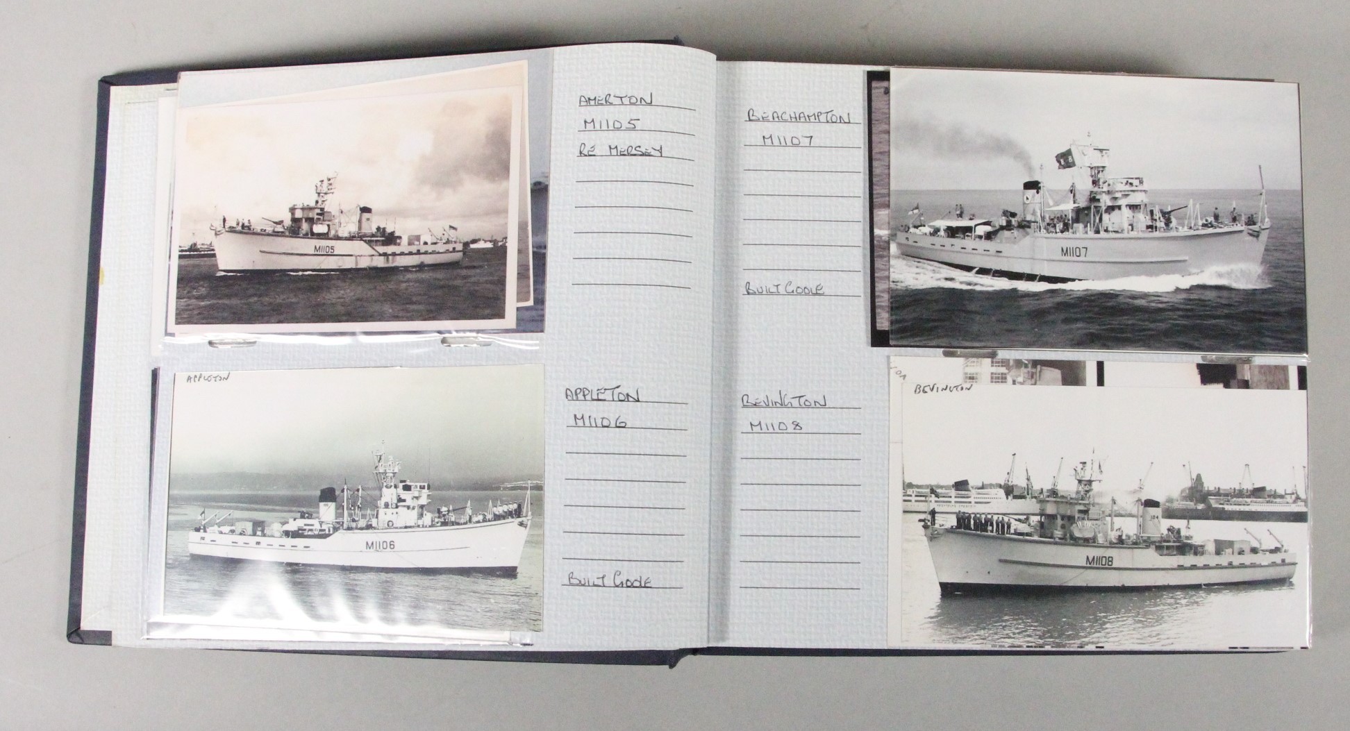 Brian Masterman Collection; four albums of photographic reproductions of nautical postcards, - Image 2 of 12