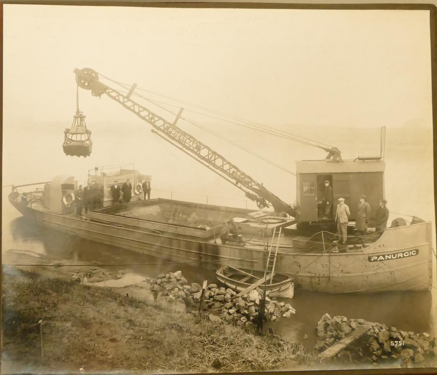 Brian Masterman Collection; Four brass shipping company wall plaques, A.F. Budge, P.K.Harris, - Image 8 of 12