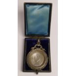 A Victorian Scottish silver medal, Glasgow 1900, Russell Medal in Scottish History, won by David