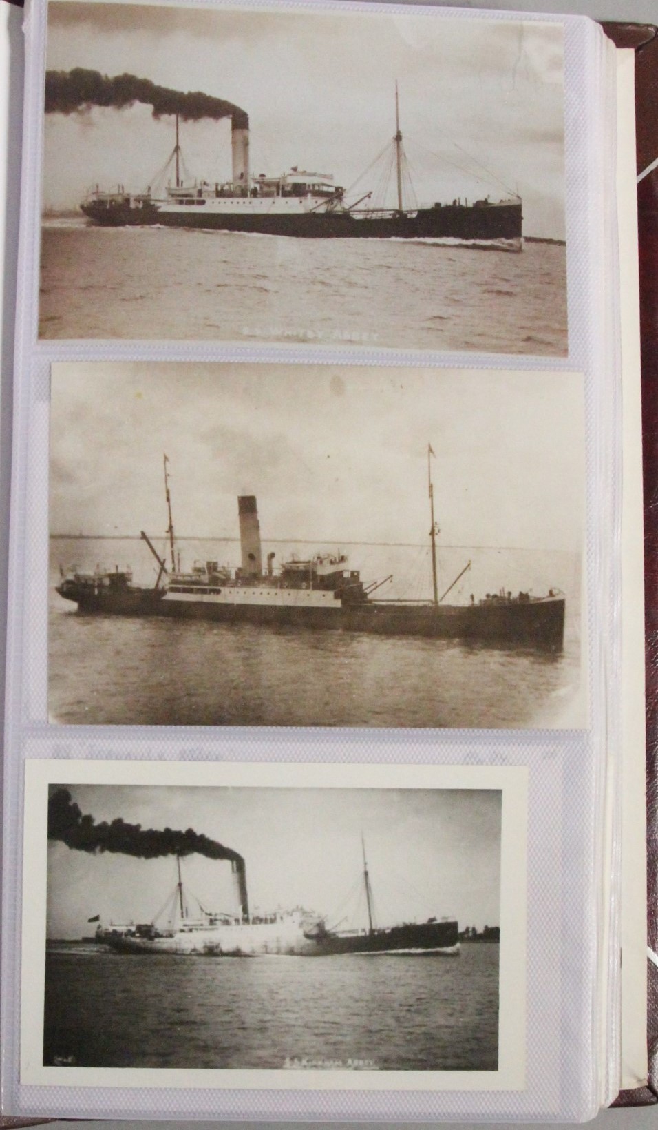 Brian Masterman Collection; four albums of photographic reproductions of nautical postcards, - Image 10 of 12