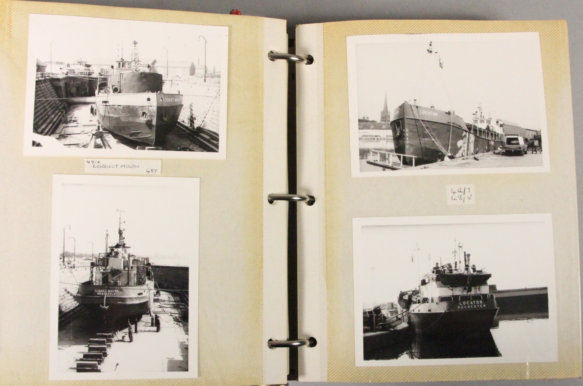 Brian Masterman Collection; four albums of photographic reproductions of nautical postcards, - Image 5 of 12