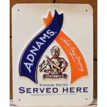 An Adnams Brewery pressed tin advertising sign, 34 x 27cm.