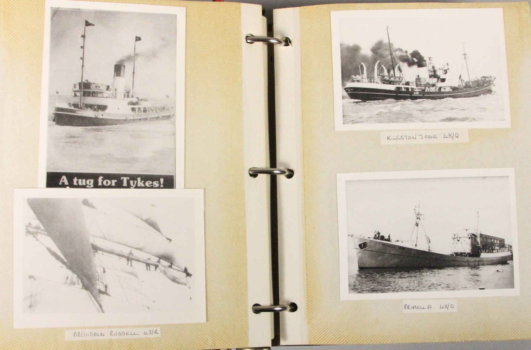 Brian Masterman Collection; four albums of photographic reproductions of nautical postcards, - Image 4 of 12