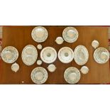 Royal Doulton 12 piece dinner service 'Vanity Fair' English translucent china TC 1043, comprising of