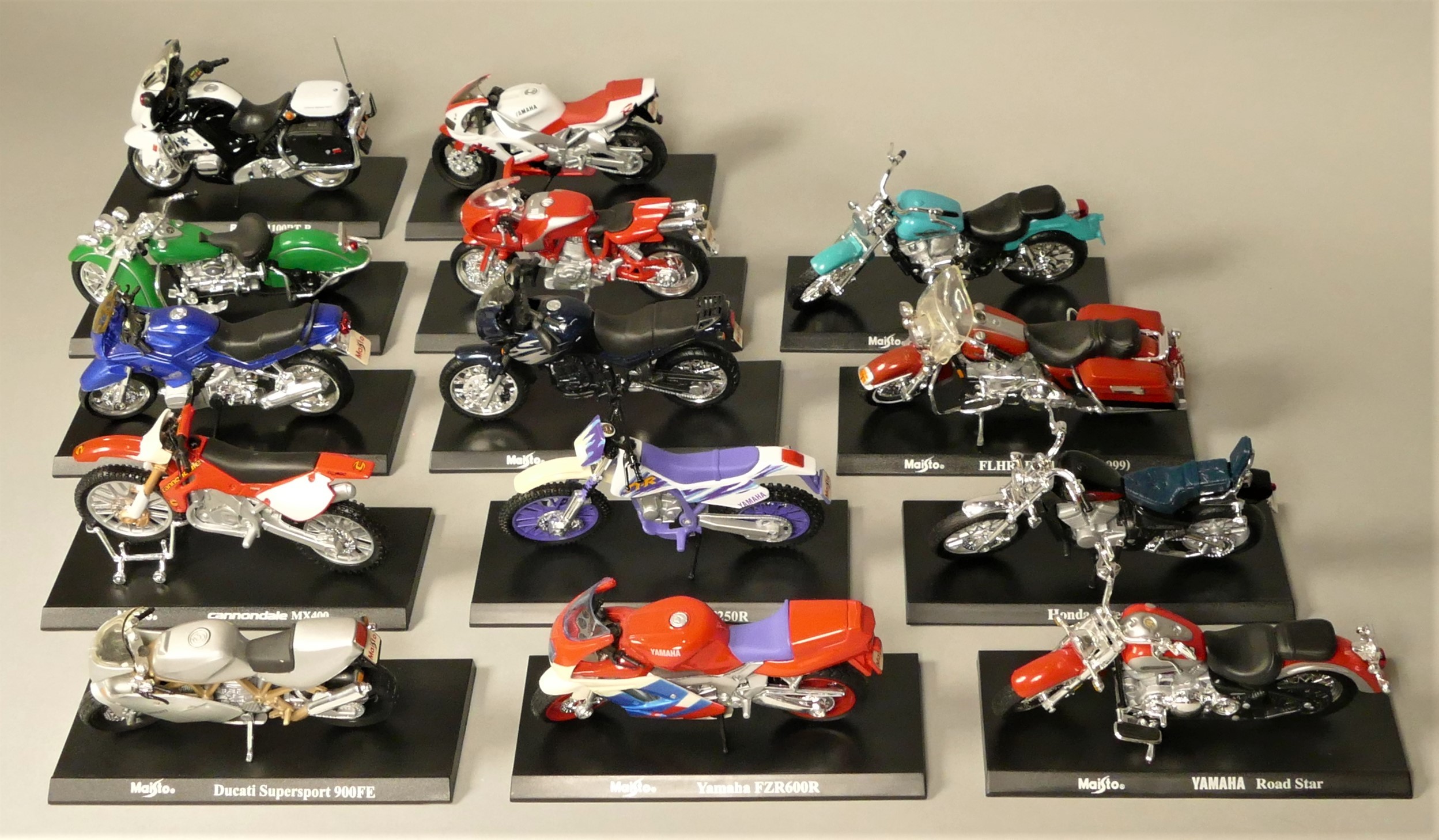 A collection of forty seven motorcycles by Maisto. (3)