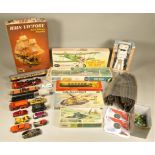 Model kits - to include a Guillows WW1 fighter plane, a Revell twin jet helicopter, a Revell ship '