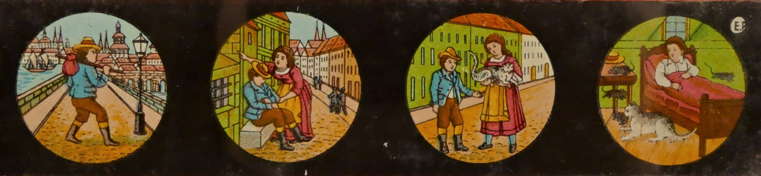 A set of twelve early Century coloured lantern slides, depicting the Transvaal war from the - Image 4 of 5