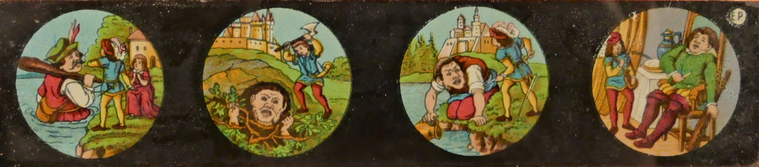 A set of twelve early Century coloured lantern slides, depicting the Transvaal war from the - Image 3 of 5