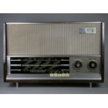 An Ekco 355 1960's valve radio. FM, MW and LW. Checked and working. Tuning indicator, aluminium
