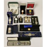 A collection of boxed/unboxed quartz ladies & gents wristwatches, makers to include - Timex,