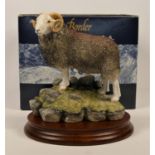 Border Fine Arts, 'Herdwick Tup' B0705 by Ray Ayres, limited edition 603/750, 17 x 13 cm