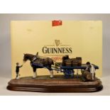 Border Fine Arts, 'Guinness Dray' B0838 by Ray Ayres, limited edition 154/1250, complete with