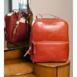 Radley Leadenhall Red Leather Backpack, 63352M, as new condition bag with price tag from Radley,