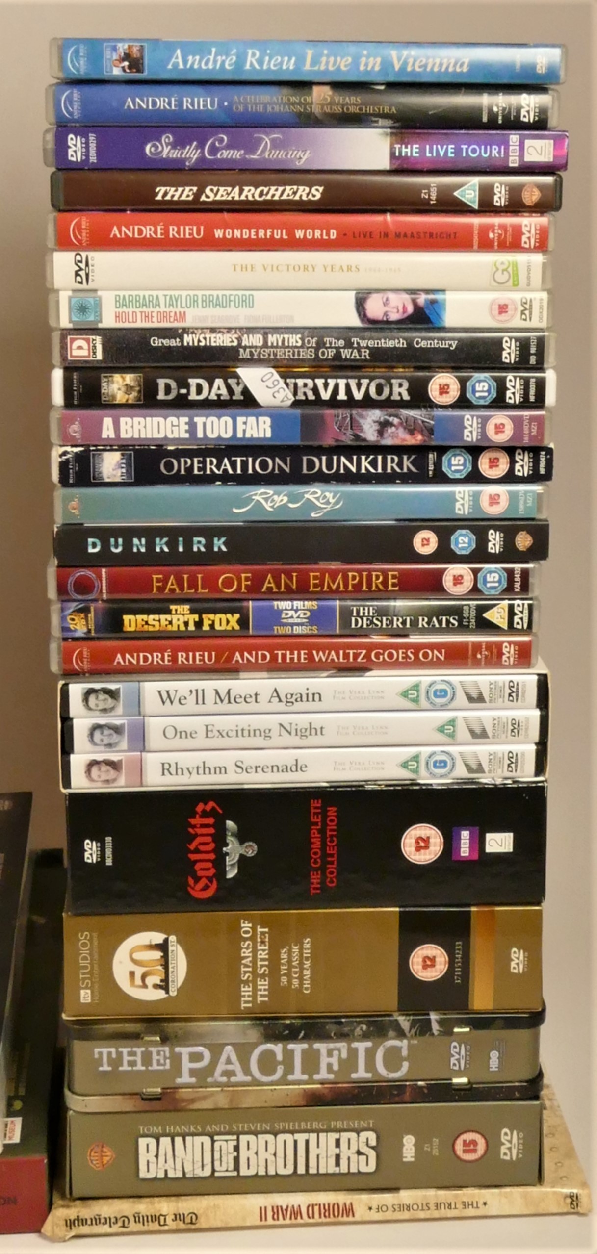 A collection of DVDs including box sets of wartime dramas and documentaries - Image 2 of 3