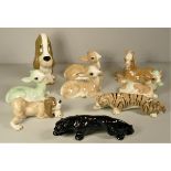 A collection of nine mid 20th Century ceramic animal models by Studio Szeiler Ltd.