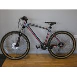 A Claud Butler gents 'Alpina' 2020 mountain bike, grey/red, lightweight alloy, 19 inch frame, 27.5