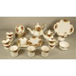 A thirty piece Royal Albert tea service 'Country Roses', comprising of six cups & saucers, six