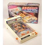 A Tomy Atomic Arcade Pinball, table top electronic pinball machine. originally retailed c.1979