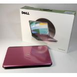 A Dell Inspiron 15R laptop, Lotus Pink, Intel Core i5 2.6 GHz, 3Gb RAM, boxed with charger