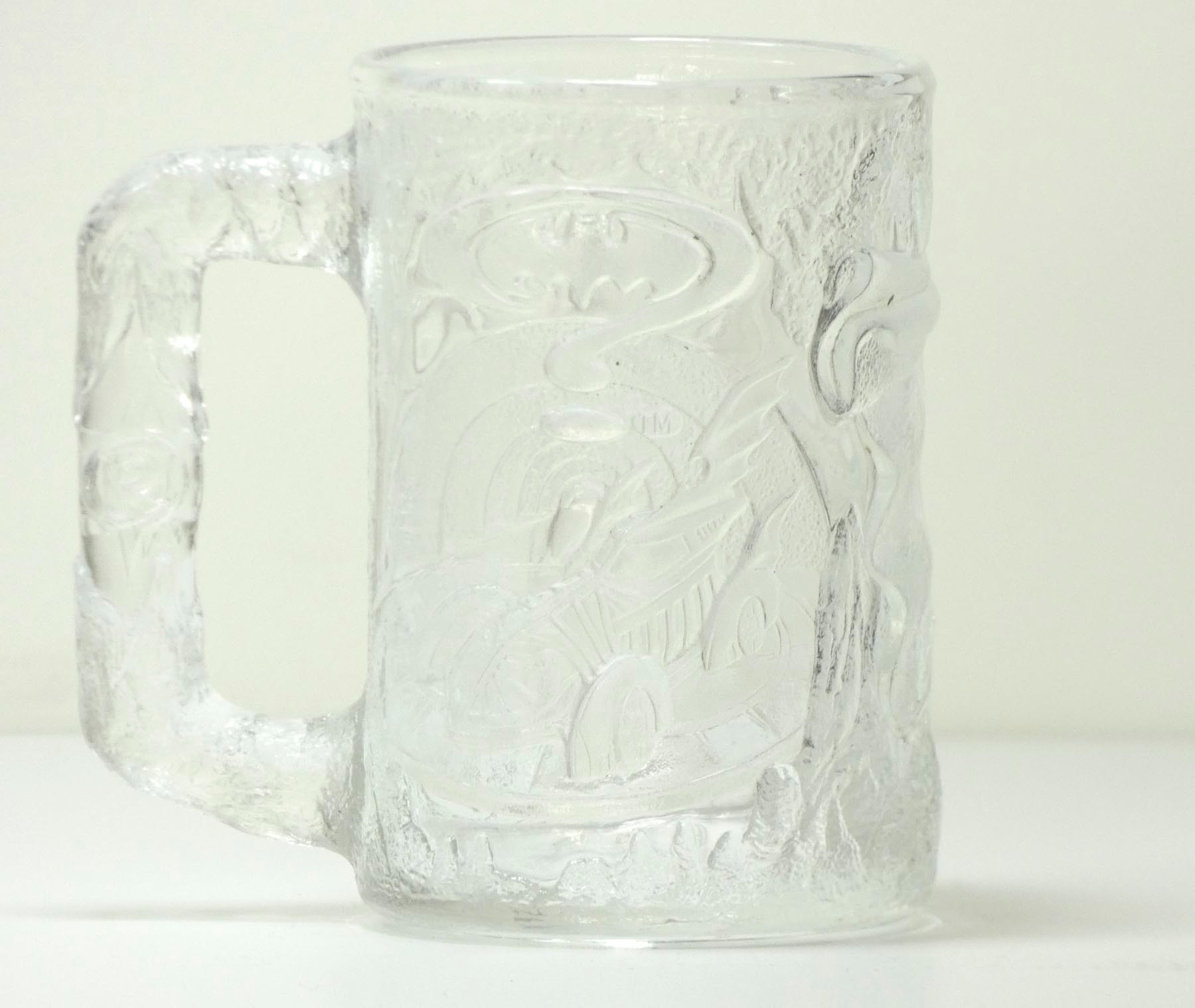 A set of four Batman Forever (1995) glass mugs, available to purchase from McDonalds stores to - Image 3 of 13