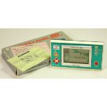 A Nintendo Game and Watch (Donkey Kong Jr.) single/widescreen handheld game c.1982 (serial number