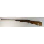 Unknown Hungarian Model Air Rifle, single shot spring pellet rifle, 39cm barrel, barrel sights,