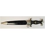 A German Third Reich Waffen SS dagger, inscribed to blade and marked RZM M7/29, for Klittermann &