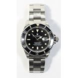 Rolex, Submariner, a stainless steel automatic with date wristwatch, Ref. 16610, circa 1992,