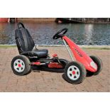 A Kettler Pedal child's Go Kart, with an alloy chassis and moulded composite bodywork, length -
