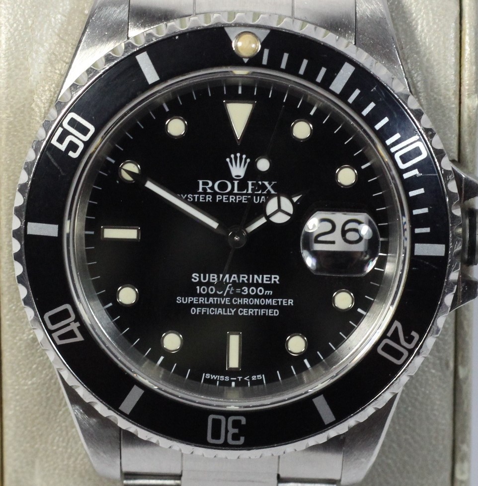 Rolex, Submariner, a stainless steel automatic with date wristwatch, Ref. 16610, circa 1992, - Image 2 of 12