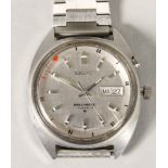 Seiko Bell-Matic stainless steel alarm/day/date automatic gentleman's wristwatch, ref 4006-6011, c.