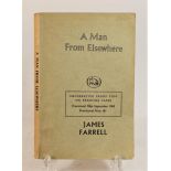 James Farrell (J.G. Farrell). A Man From Elsewhere. Uncorrected Proof Copy. 1963. Wrapper. Farrell's