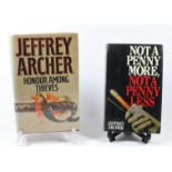 Jeffery Archer. Not a Penny More, Not a Penny Less. Jonathan Cape 1st edition 1976 with dust