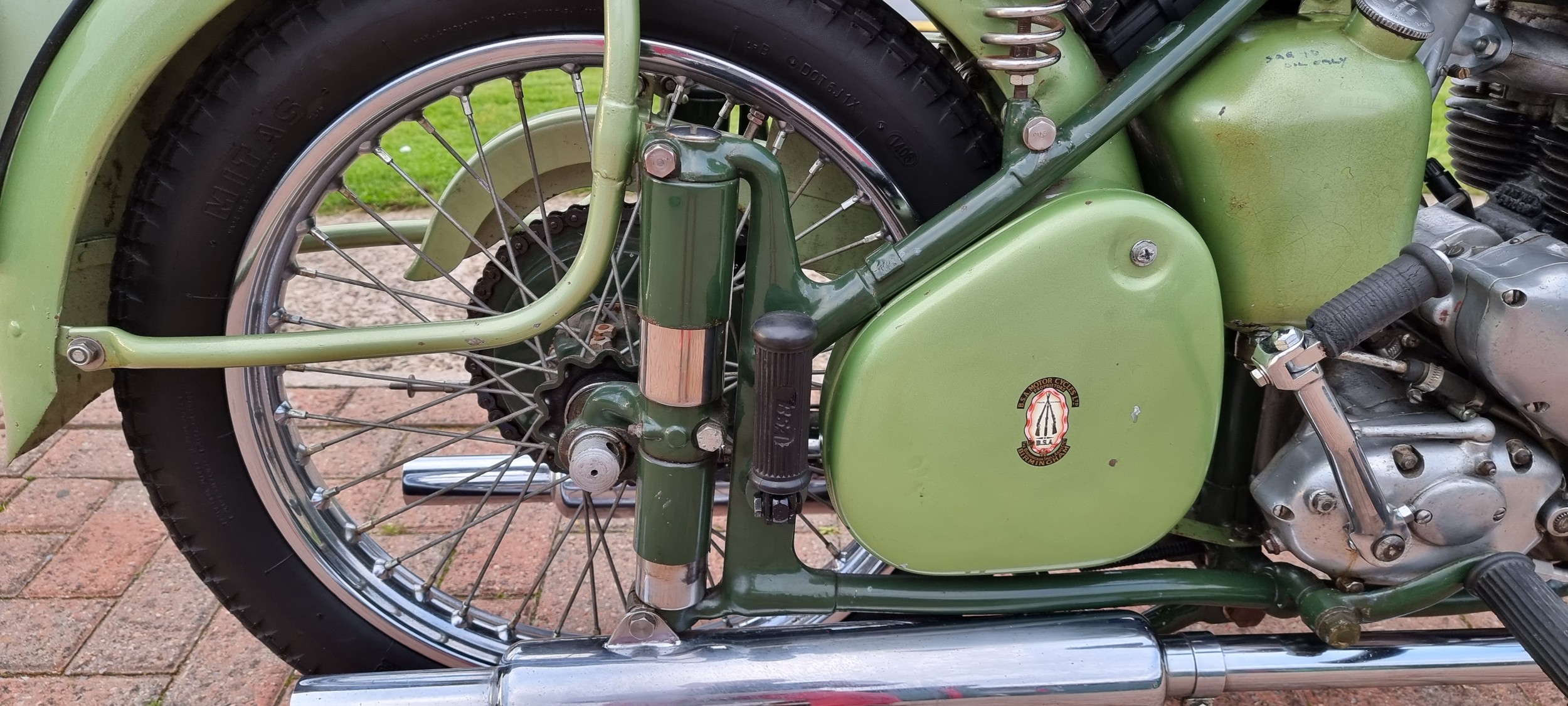 1952 BSA A7 Star Twin, 499cc. Registration number WXG 560 (non transferrable). Frame number BA7S - Image 5 of 13