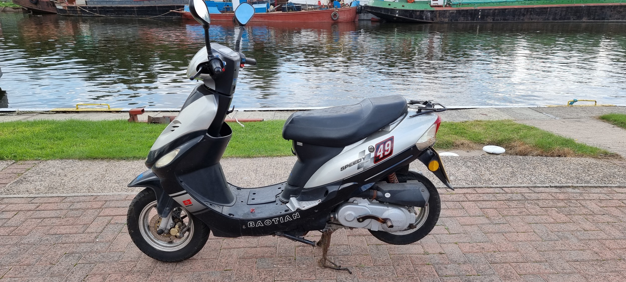 2012 Baotian BT49QT-9D scooter, 49cc. Registration number YX12 BWM. Frame number - Image 2 of 9