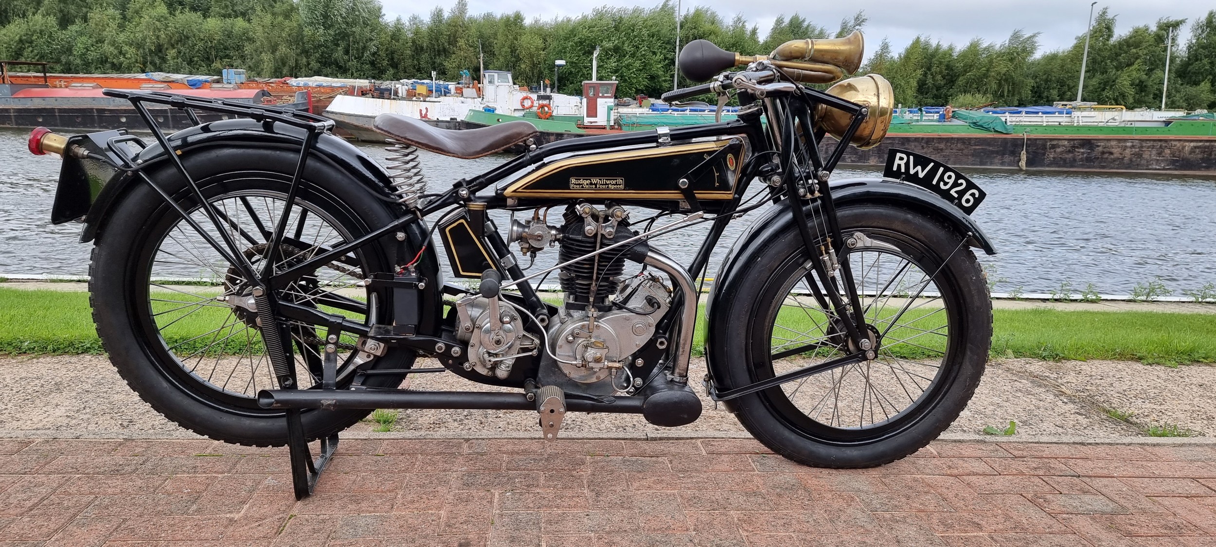 1926 Rudge Whitworth Four Valve Four Speed, Registration number not registered. Frame number painted