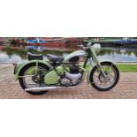 1952 BSA A7 Star Twin, 499cc. Registration number WXG 560 (non transferrable). Frame number BA7S