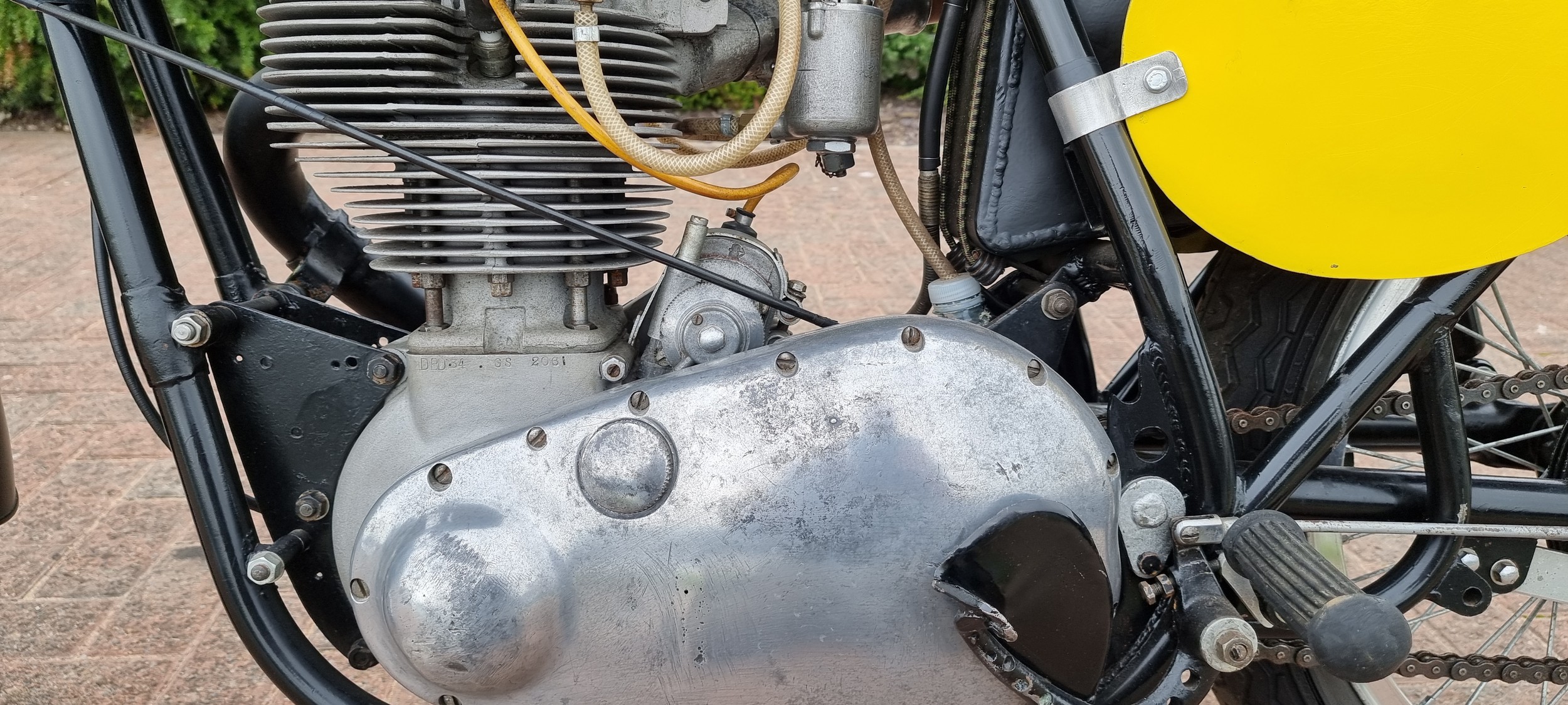 1957 BSA Gold Star DBD34, 499cc, ex Harry Grant race bike. Registration number UUV 183 (non - Image 9 of 16