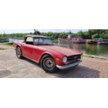 1969 Triumph TR6 Injection, Project. Registration number SKJ281G. Chassis number 25608CP. Engine