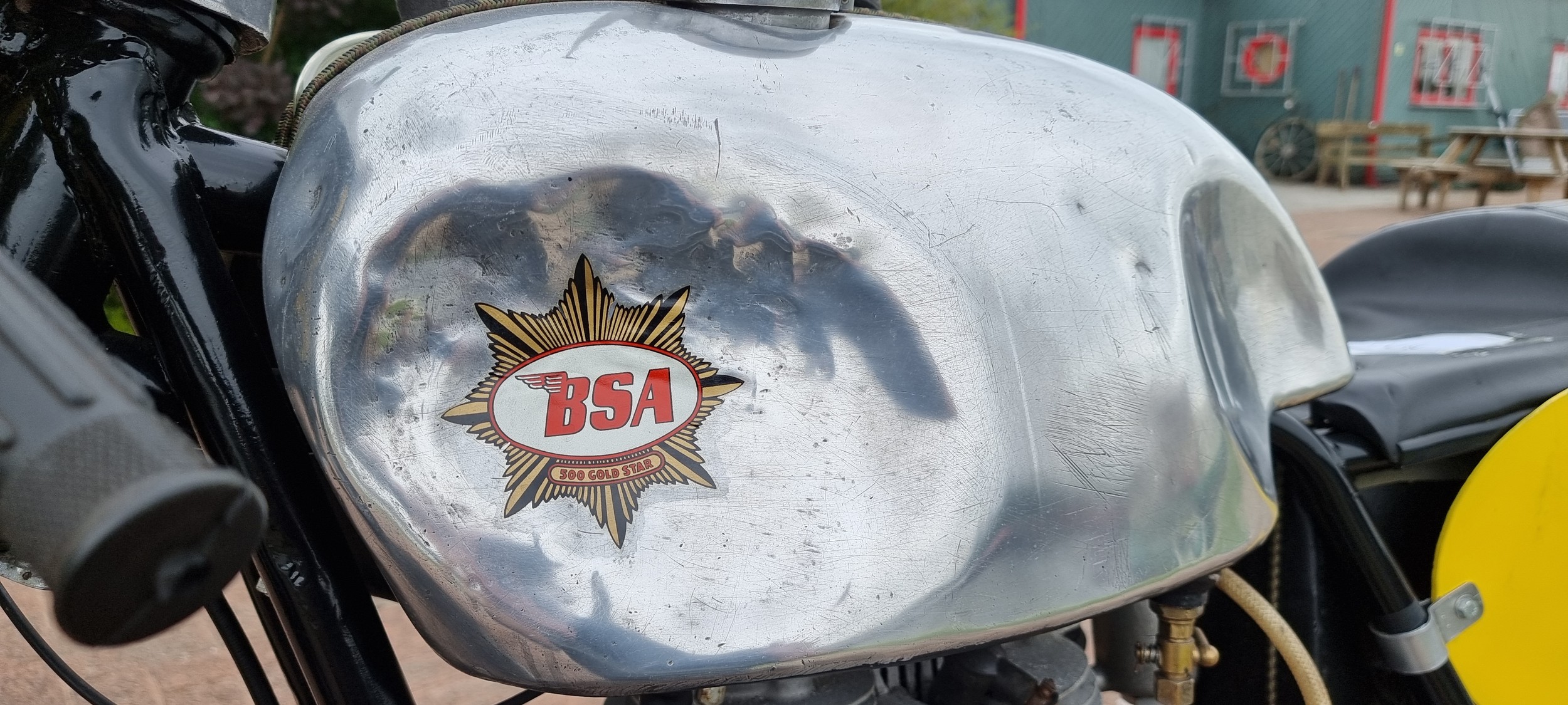 1957 BSA Gold Star DBD34, 499cc, ex Harry Grant race bike. Registration number UUV 183 (non - Image 16 of 16