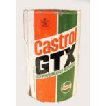 A Castrol GTX barrel, 43 x 28 cm