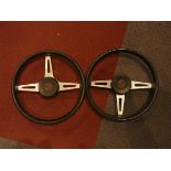 Two MGB steering wheels