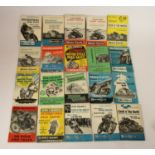 A collection of 20 Oliver's Mount 1950-60 motorcycle programmes