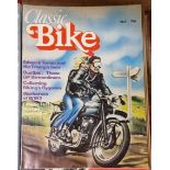 Classic Bike Magazine, a large collection, dating from issue 1, March 1978 through 1996, bound in