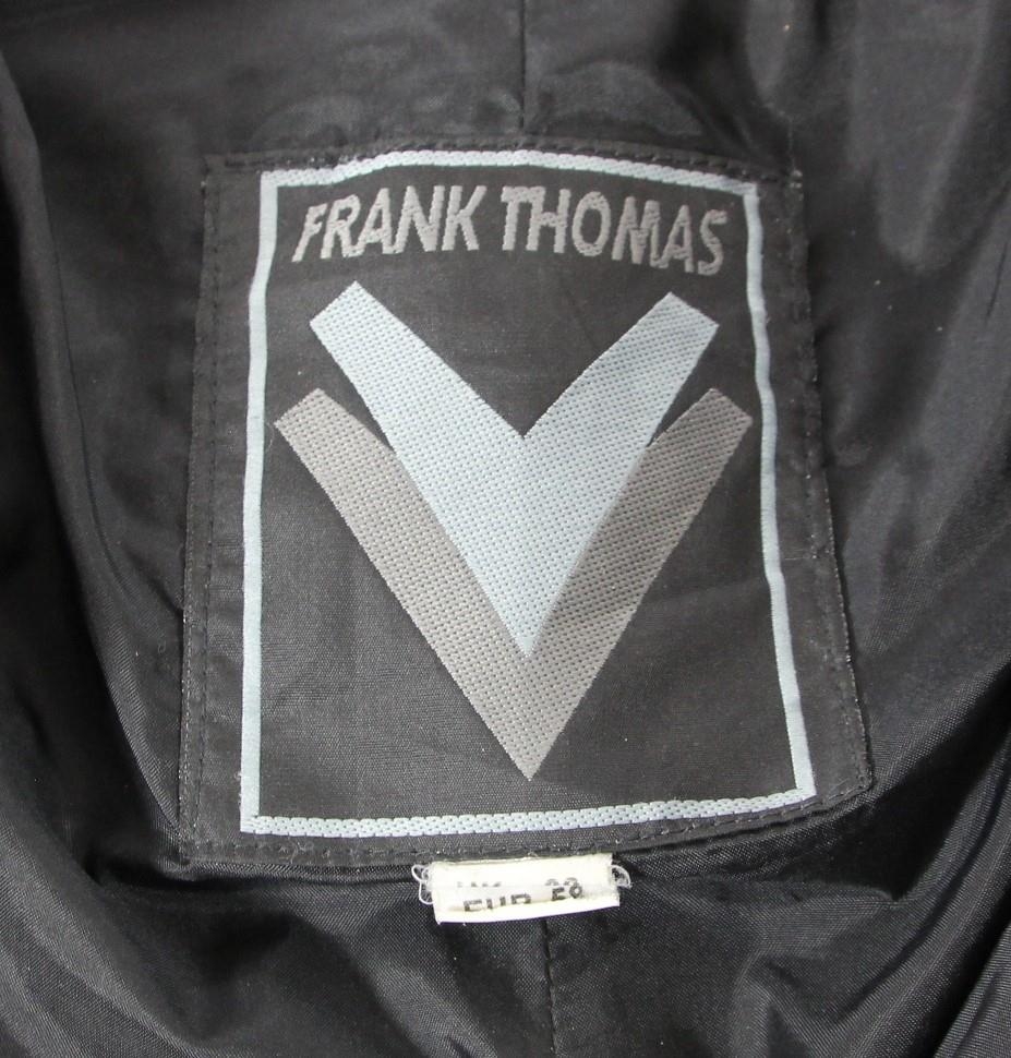 A Lewis leathers jacket, size 42 and a pair of Frank Thomas trousers, size 38. - Image 7 of 7