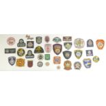 A collection of thirty one Emergency Service patches, consisting mainly of American Fire Departments