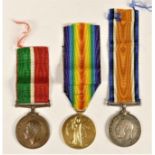 WWI M.G.C./Mercantille Marine group of three, awarded to 129420 Pte J. Connor, Mercantille Marine,