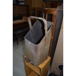 A plywood coal scuttle (also ideal for gritting icy paths etc)