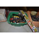 A selection of workshop or DIY tools including clamps and grips